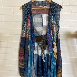 Soft Surroundings Sleeveless Long Vest